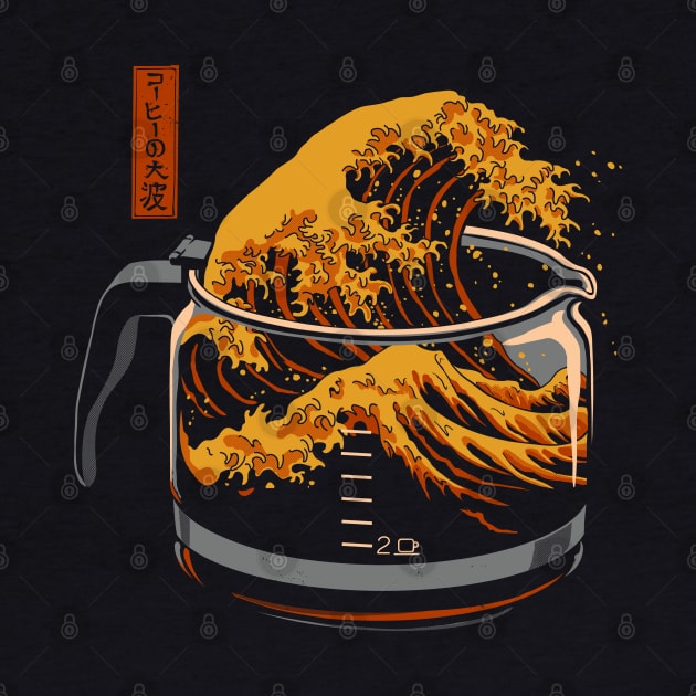 The Great Wave of Coffee by Elan Harris